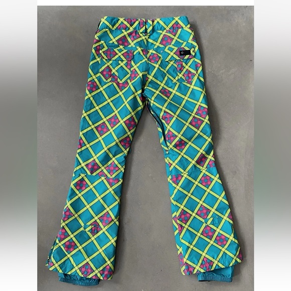 Colorful Geometric Snow Pants - Picture 1 of 9